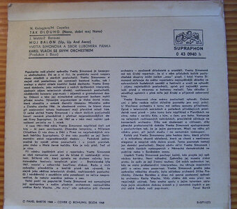 SP deska Yvetta Simonová 1970/9/ - 2
