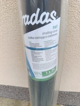 Stínící síť 1m x 25m bradas - 2