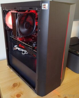 Herní PC ryzen 5 5500/ 16gb/RTX 2060 SUPER AORUS/LCD MONITOR - 2