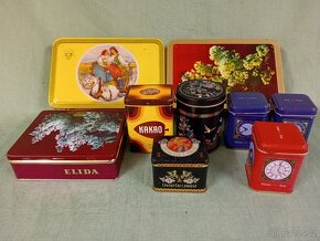 Plechové retro krabičky - 2