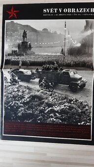 Svet v obrazech vytisk z 1953 pohreb Gottwalda - 2
