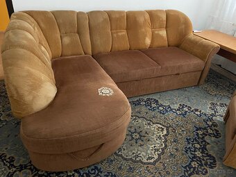 Rozkladaci sedaci souprava s kreslem a stolem - 2