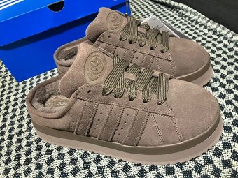 Nove hnede kozene Adidas Campus 00s WTR vel. 39 1/3 - 2