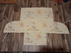 Set povleceni,natahovaciho prosteradla a zabrany na postylku - 2