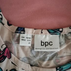 Dívčí letní šatičky bavlněné s motýlkama - 2