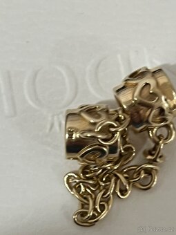 Zlatý bezpečnostní řetízek Pandora 585 - 2