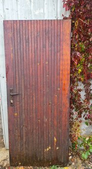 Vchodové dveře masiv borovice 80 pravé borovice - 2