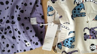 Dvoje legíny s dalmatiny Lindex vel. 68 - 2