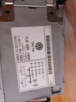 Prodám radio Volkwagen delta - 2