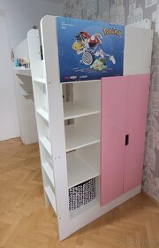 Vyvýšená postel se skříní IKEA Stuva - 2