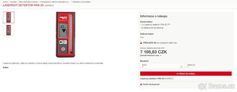 Detektory pro rotační lasery Hilti PRA20 a PRA30 (nové) - 2