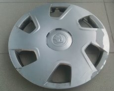 Poklice Škoda 15" 4x kusy DAKARA Rapid používané kryty kol - 2
