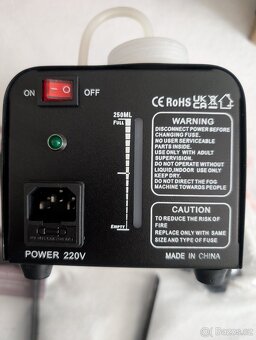 mlhostroj 500w + led osvětlení + dálkový ovládáč - 2