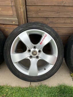 Prodám ALU disky Škoda 5x112 7Jx17 ET54 - 2