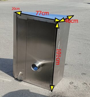 Nerezová digestoř gastro 101 cm - 2
