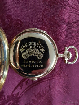 Velmi kvalitní kapesní hodinky Invicta s opakovacím chronogr - 2
