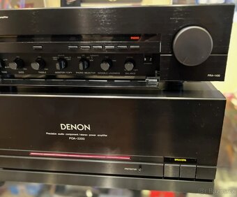 DENON POA-2200 PRE-1100 STEREO POWER AMPLIFIER & PREAMPLIFIE - 2