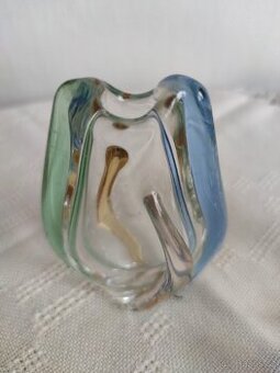 František Zemek - miska a váza Hutní sklo - 2