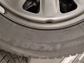 zimní kola 5x112 r16 s pneu 215/60/16 - 2