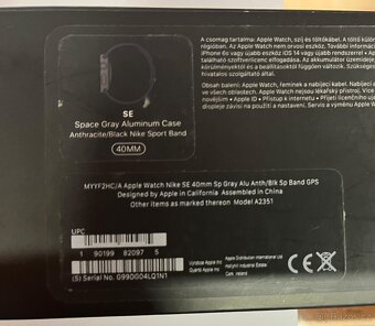 Apple Watch SE 40mm Black (A2351) - 2