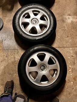 Alu Škoda R15 s pneu - 2