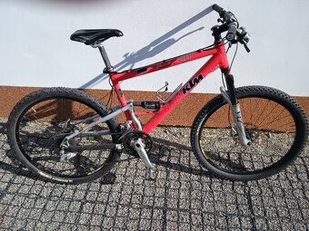 Celoodpružené kolo KTM - 2