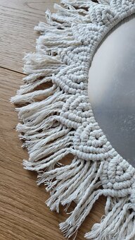 Macramé zrcadlo - NOVÉ - 2