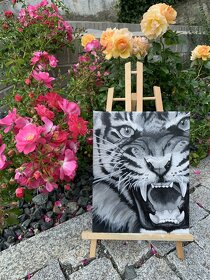 Realistická malba tygra - 2