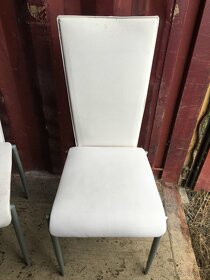 3x jídelní koženkové židle (cena za sadu) - 2