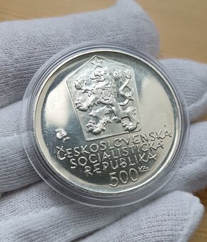 Stříbrná pamětní mince Československa 500kčs Ludovit Štúr 19 - 2