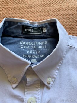 pánská bílá košile zn. Jack&Jones - vel. L - 2