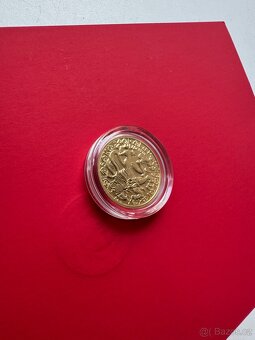ČNB Zlatá mince s motivem svatého Václava - 2