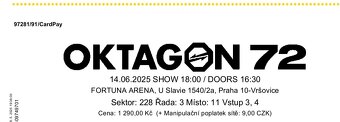 Oktagon 72 listky - 2
