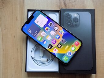 APPLE iPhone 13 Pro 128GB Graphite - ZÁRUKA - TOP STAV - 2