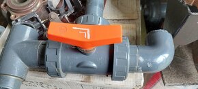 Třicestný ventil plastový k solarnímu ohřevu bazénu - 2