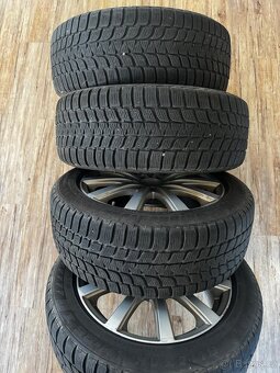 4x Alu 17" se zimními pneu runflat na Mercedes S205 W205 - 2