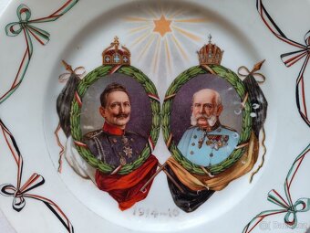 Porcelánový talíř - Franc Josef, Rakousko Uhersko, 1914 - 6 - 2