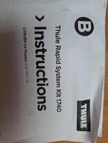 Thule Rapid System Kit 1740 - 2