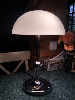 Starožitná větší stolní lampa r 1930 Funkcionalismus - 2