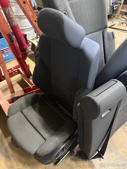 Elektrické látkové sportsize sedačky e46 Touring - 2