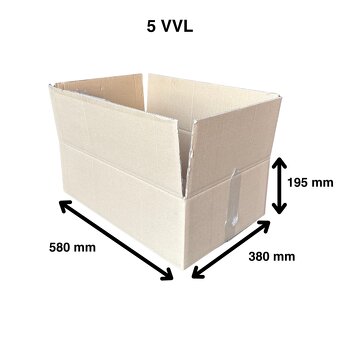 Kartonová krabice 580x380x195 mm 5VVL - 2