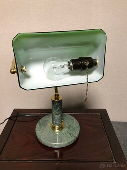 Stará bankeřska lampa - 2