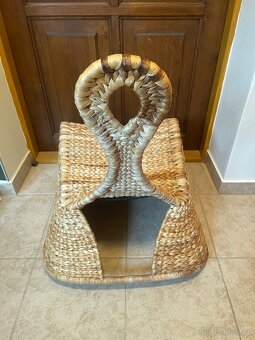 proutěné houpací křeslo - 2