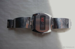 Staré. zajímavé mechanické Swiss hodinky Oberon digitál - 2