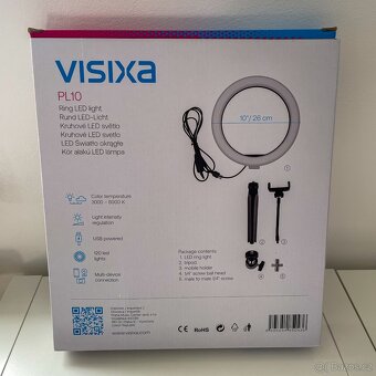 Nové nepoužité Ring light - kruhové LED světlo - 2