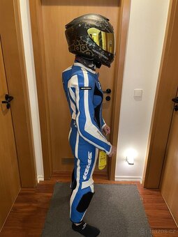 Kožená 1 - dílná kombinéza Spidi Warrior Touring - 2