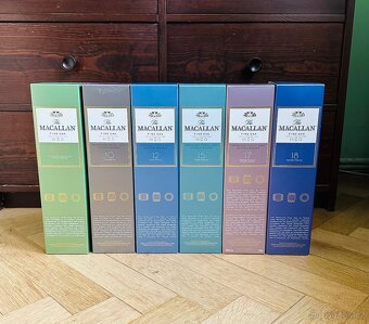 MACALLAN FINE OAK KOLEKCE MASTERS 10 12 15 17 18 YR - 2
