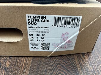 Uni rostoucí dívčí brusle Tempish Clips girl duo - 2