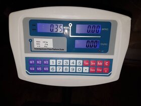 Digitální můstková váha do 150kg 45x60 cm se zábradlím - 2