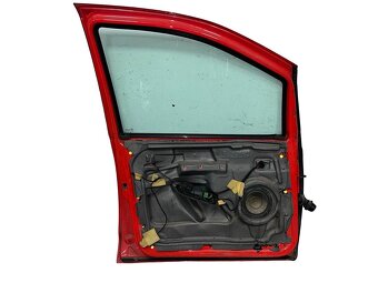 Levé přední dveře červená LY3D VW Sharan 7M r.v. 2007 - 2